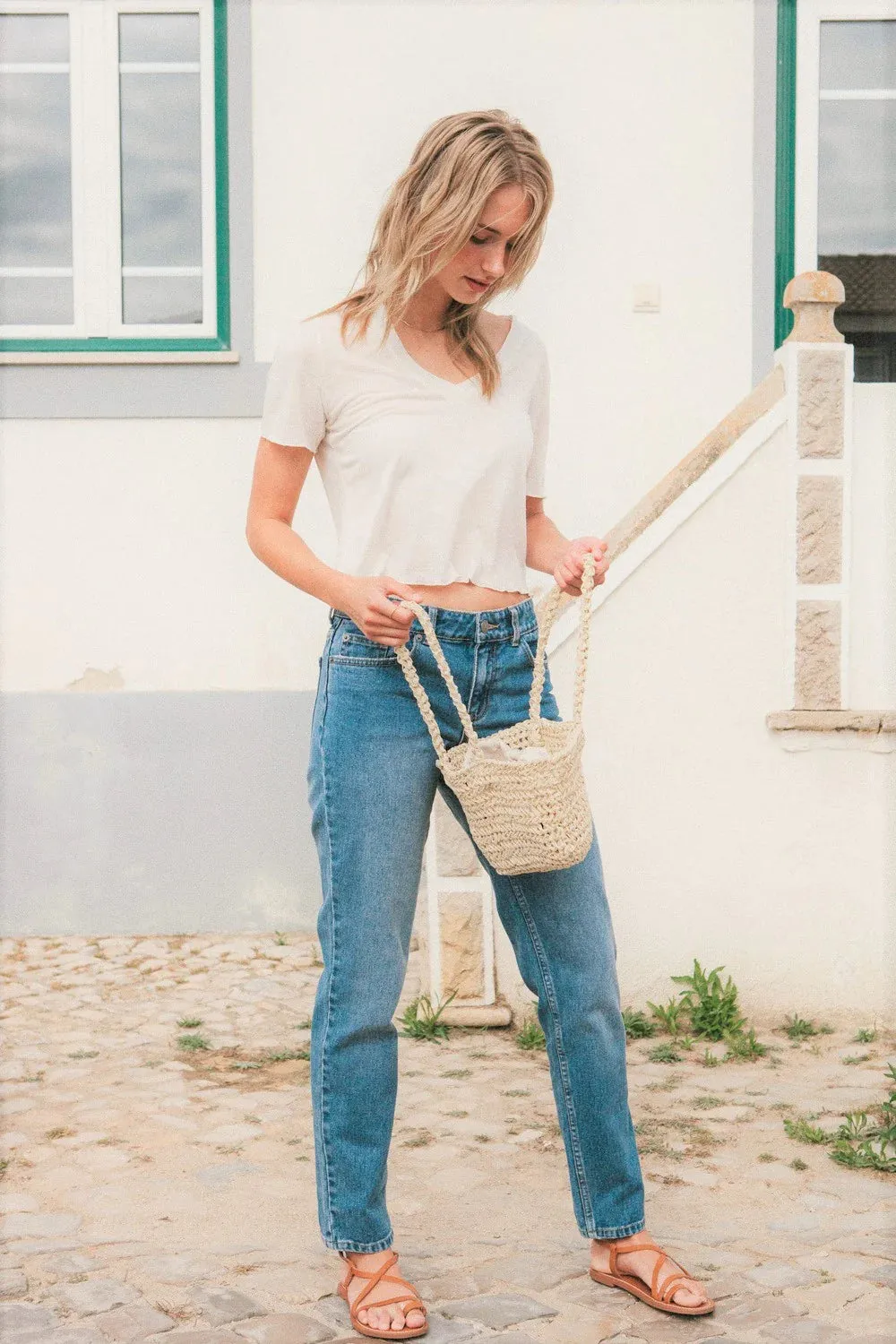 Amuse Society Elias S/S Knit Top
