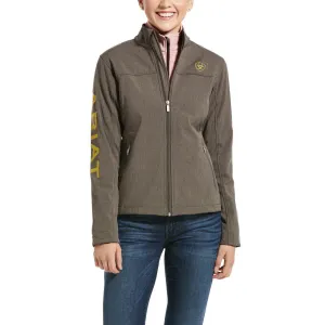 Ariat Ladies New Team Barnyard Bark Heather Softshell Jacket 10032692