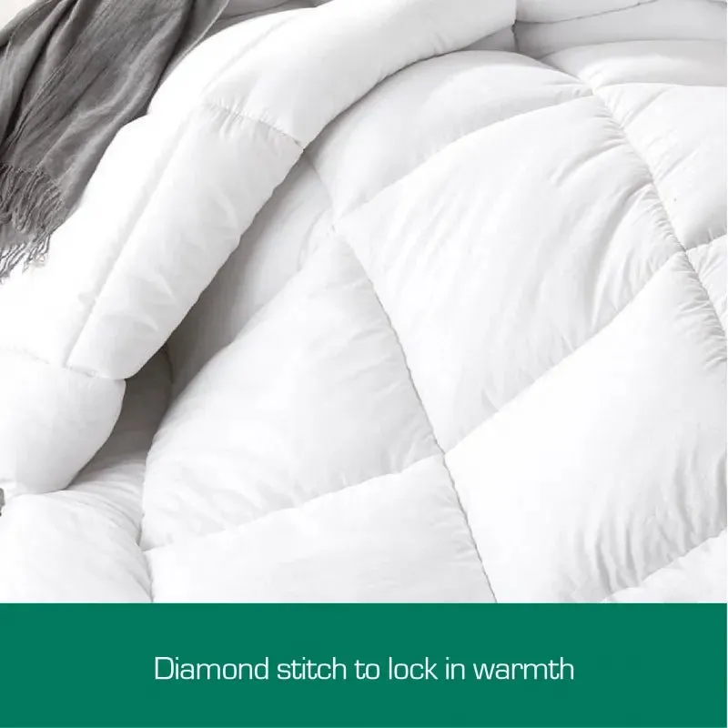 Australian Made Merino Wool Quilt 350GSM 160x210cm King Single Size