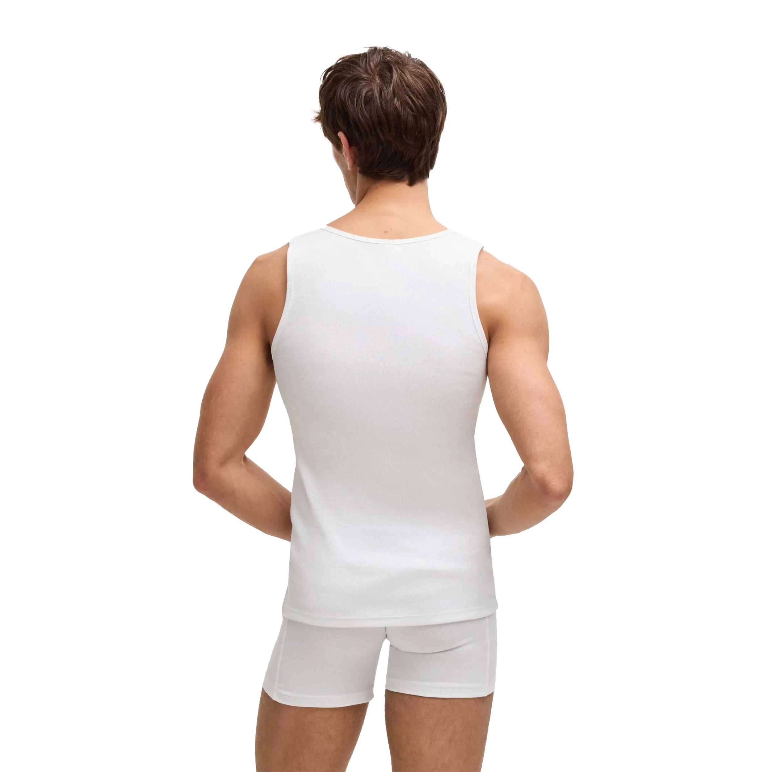 BOSS TankTop 3P Rib Classic Vests in White