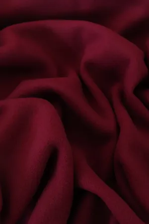 Burgundy Double Sided Plush Polartec Fleece