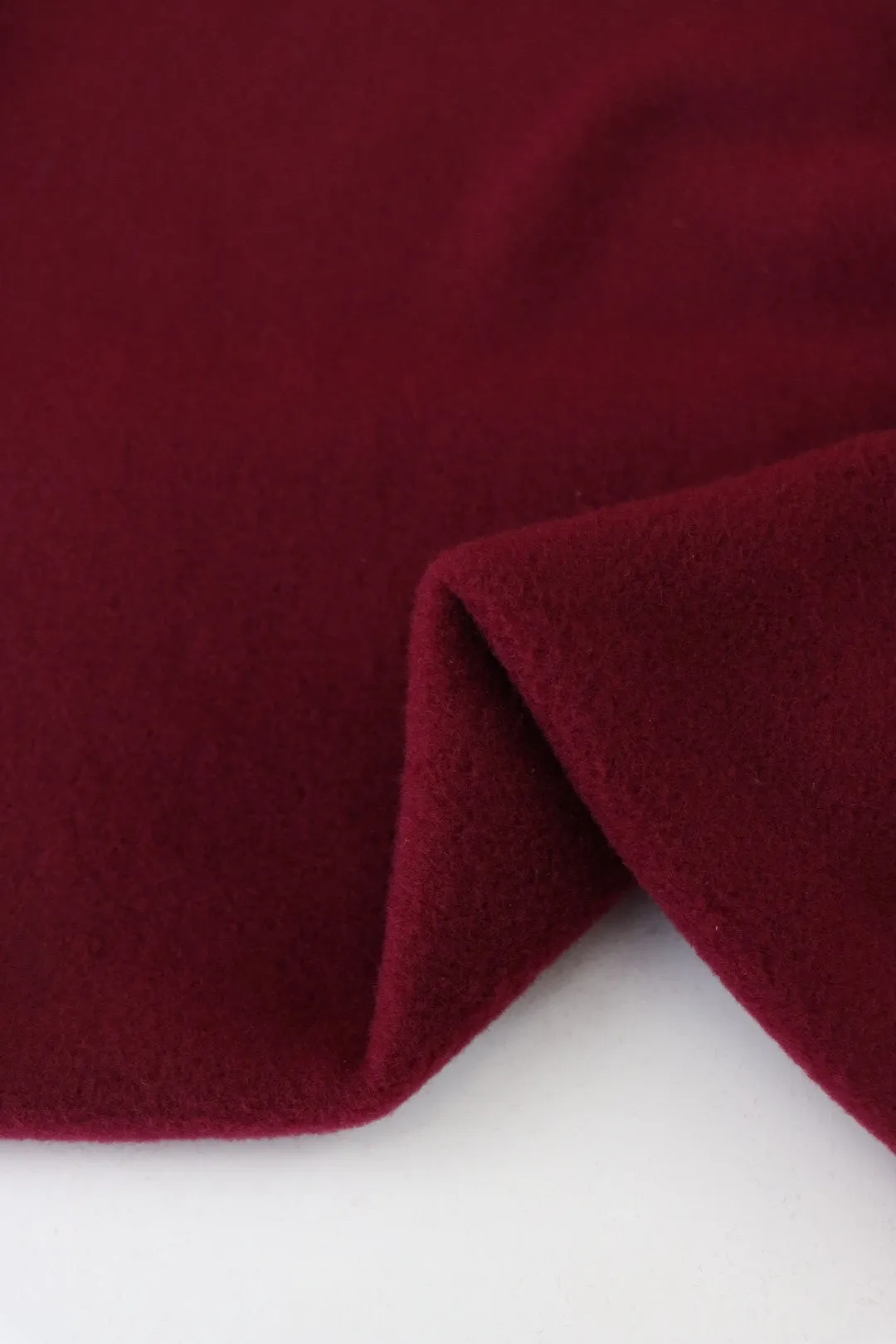 Burgundy Double Sided Plush Polartec Fleece