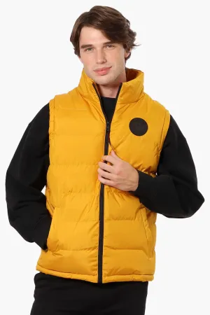 Canada Weather Gear Solid Bubble Vest - Mustard