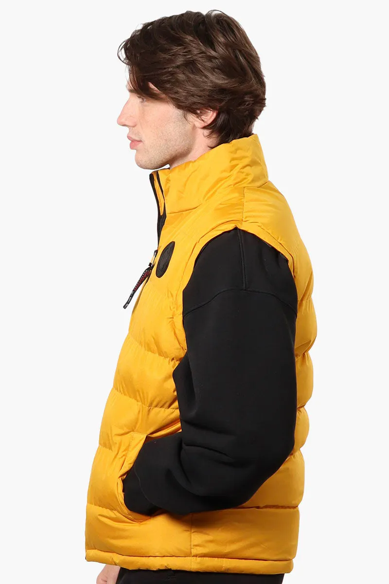 Canada Weather Gear Solid Bubble Vest - Mustard
