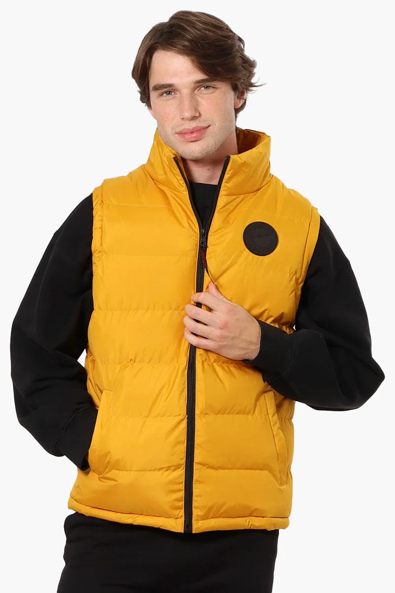 Canada Weather Gear Solid Bubble Vest - Mustard