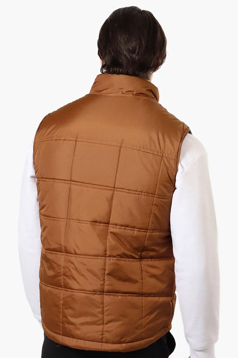 Canada Work Gear Sherpa Collar Bubble Vest - Brown
