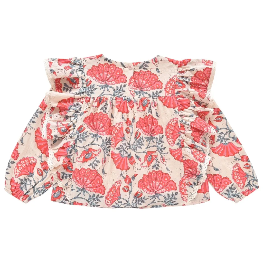 CELIA ENDLESS FLOWERS BLOUSE