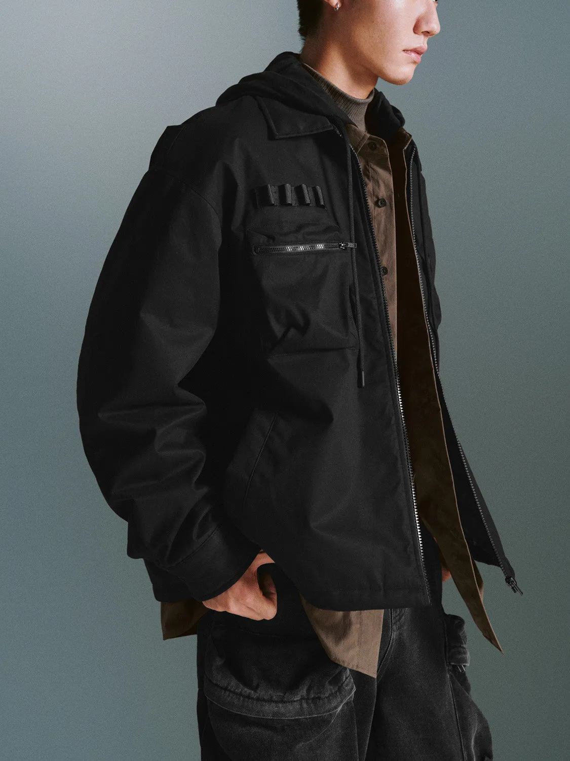 Chest Pocket Padded Coats