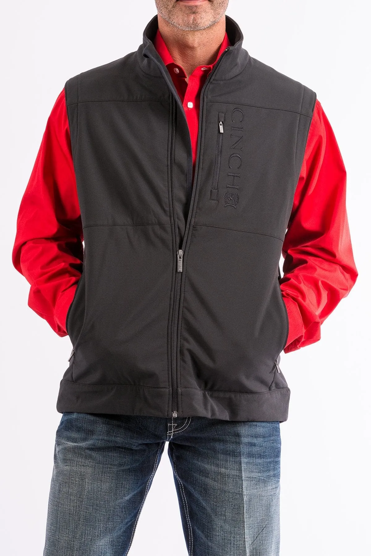 Cinch Men's Bonded Vest Black