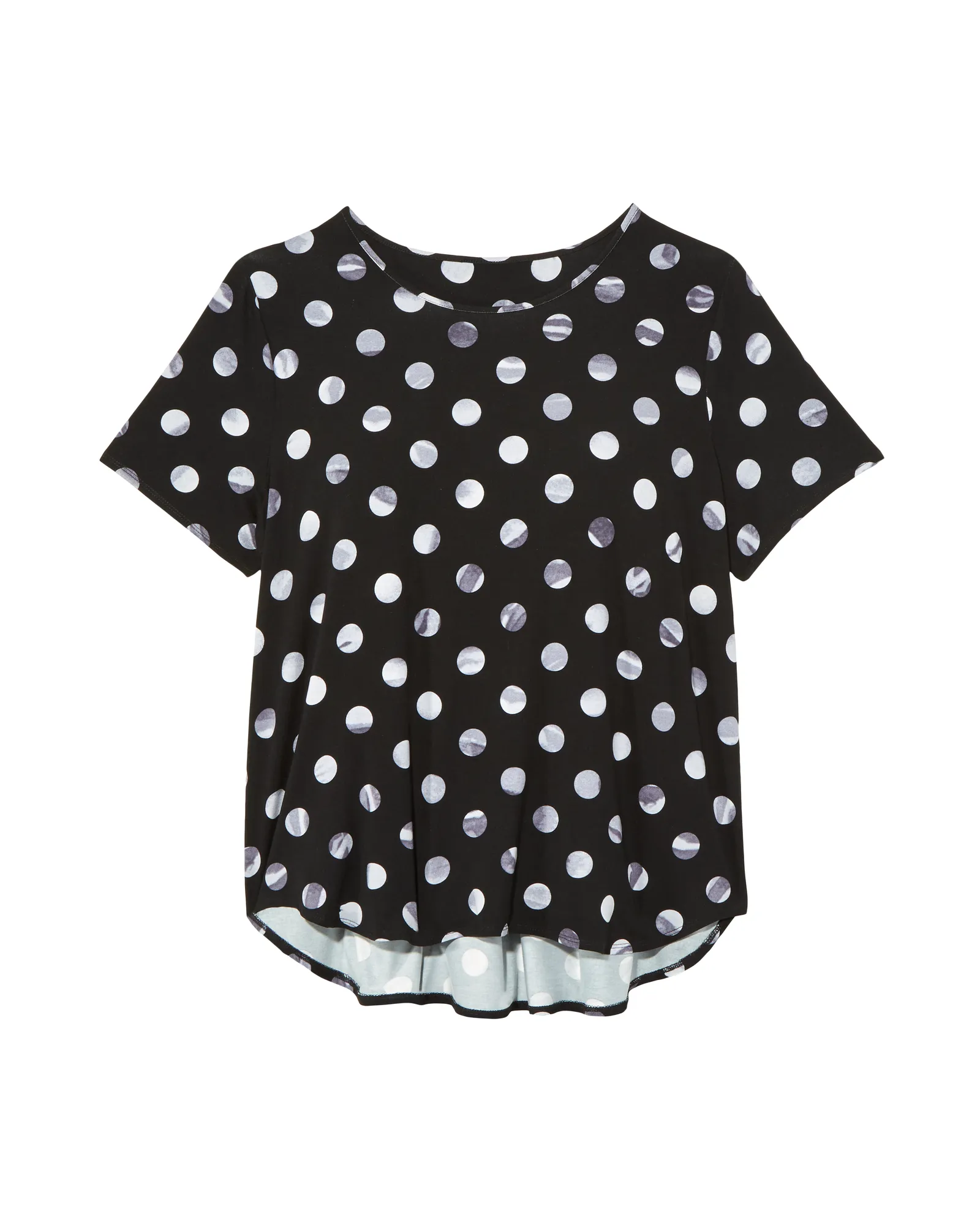 Colleen Short Sleeve Tee | Black / White