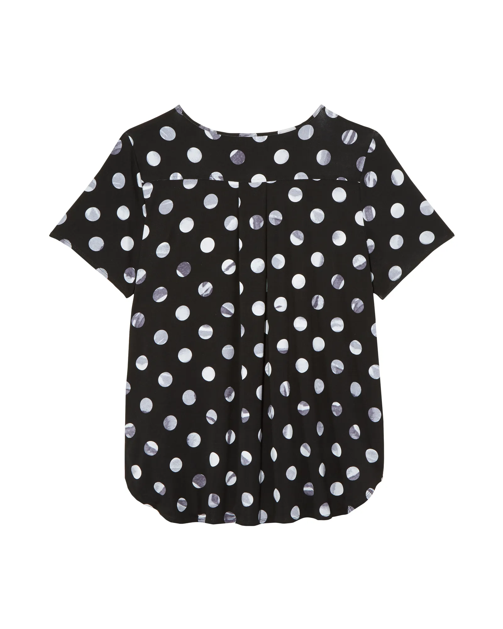 Colleen Short Sleeve Tee | Black / White