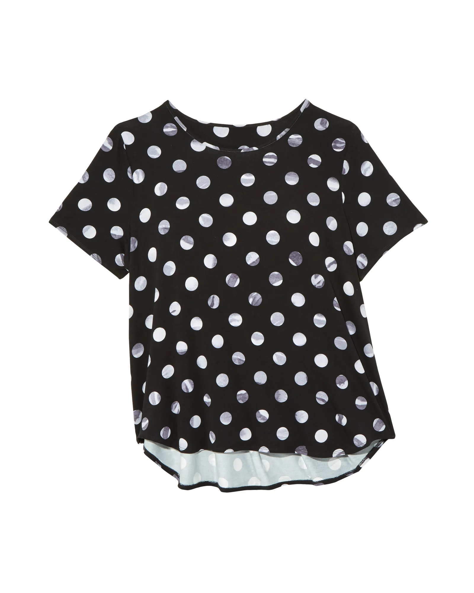 Colleen Short Sleeve Tee | Black / White