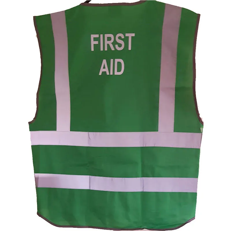 Coloured Hi Vis Vest   Tape (MOQ 50)