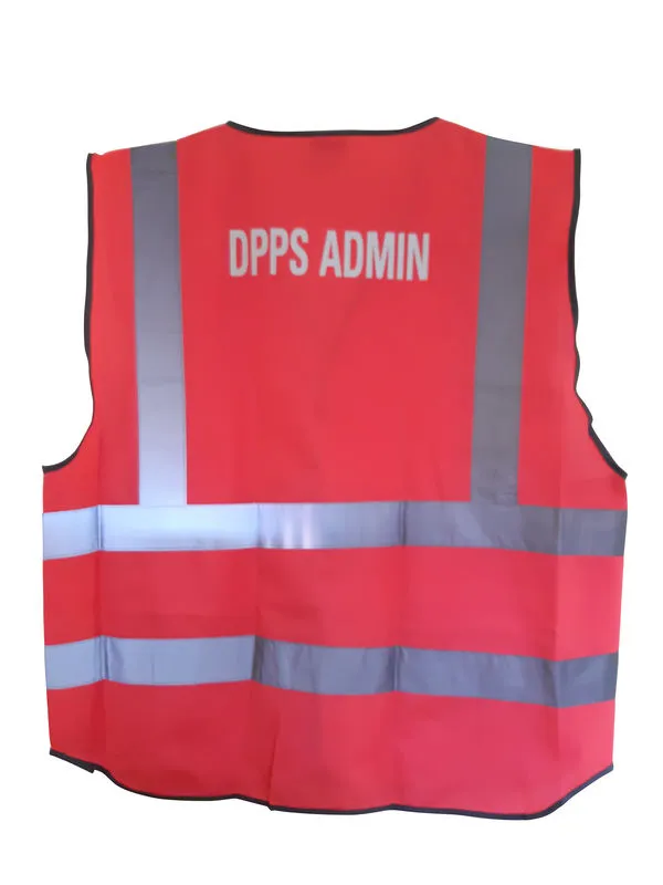 Coloured Hi Vis Vest   Tape (MOQ 50)