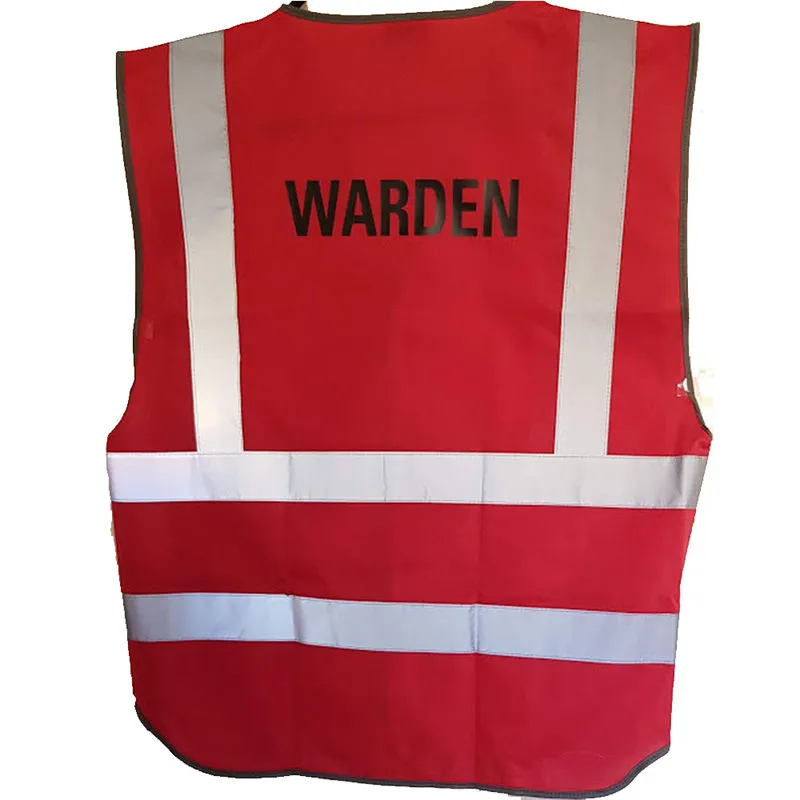 Coloured Hi Vis Vest   Tape (MOQ 50)