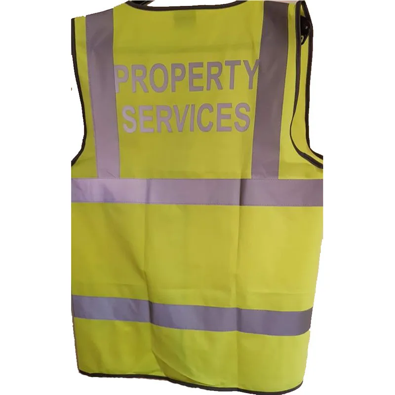 Coloured Hi Vis Vest   Tape (MOQ 50)
