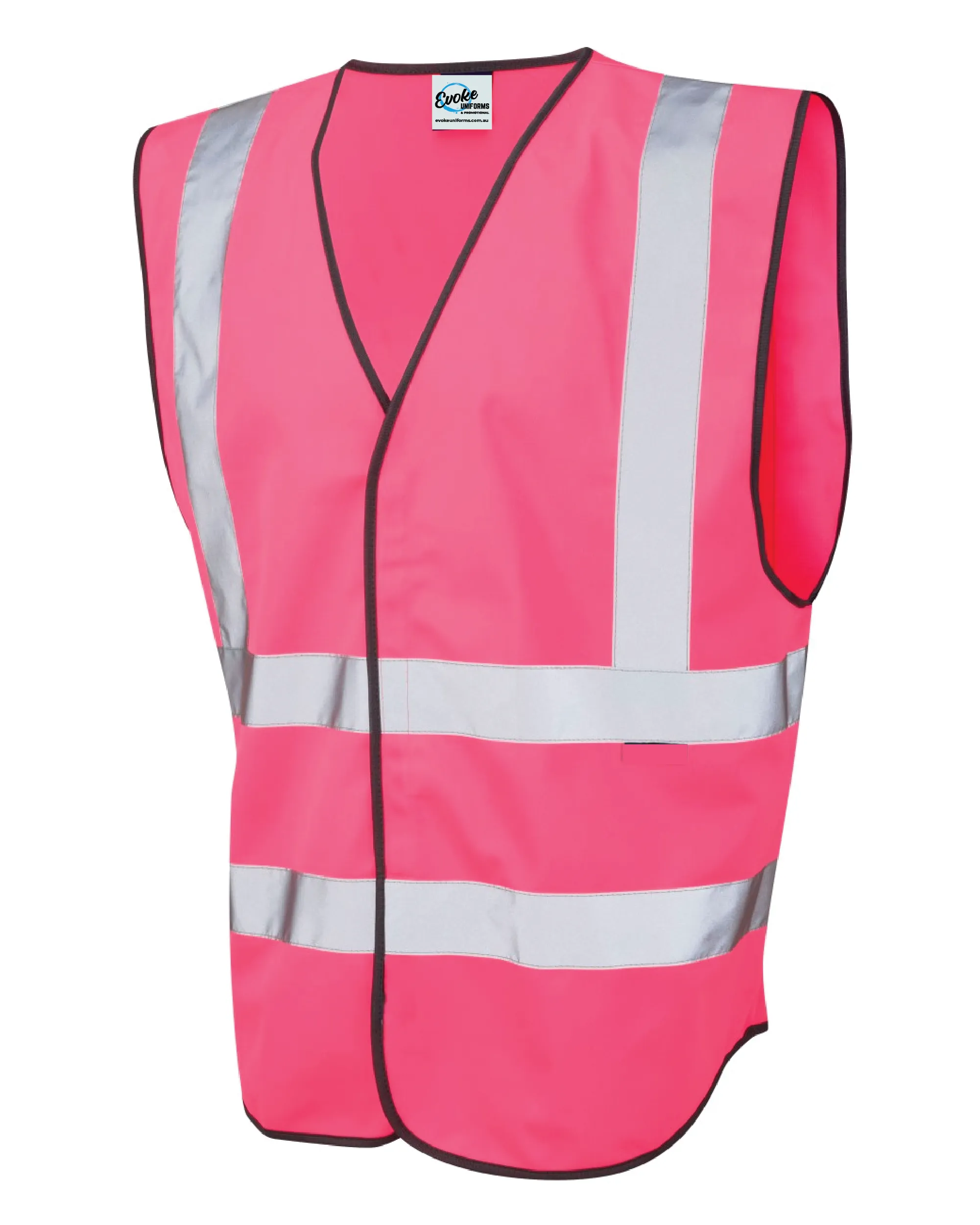 Coloured Hi Vis Vest   Tape (MOQ 50)