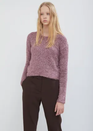 Courtney Cropped Lurex Sweater