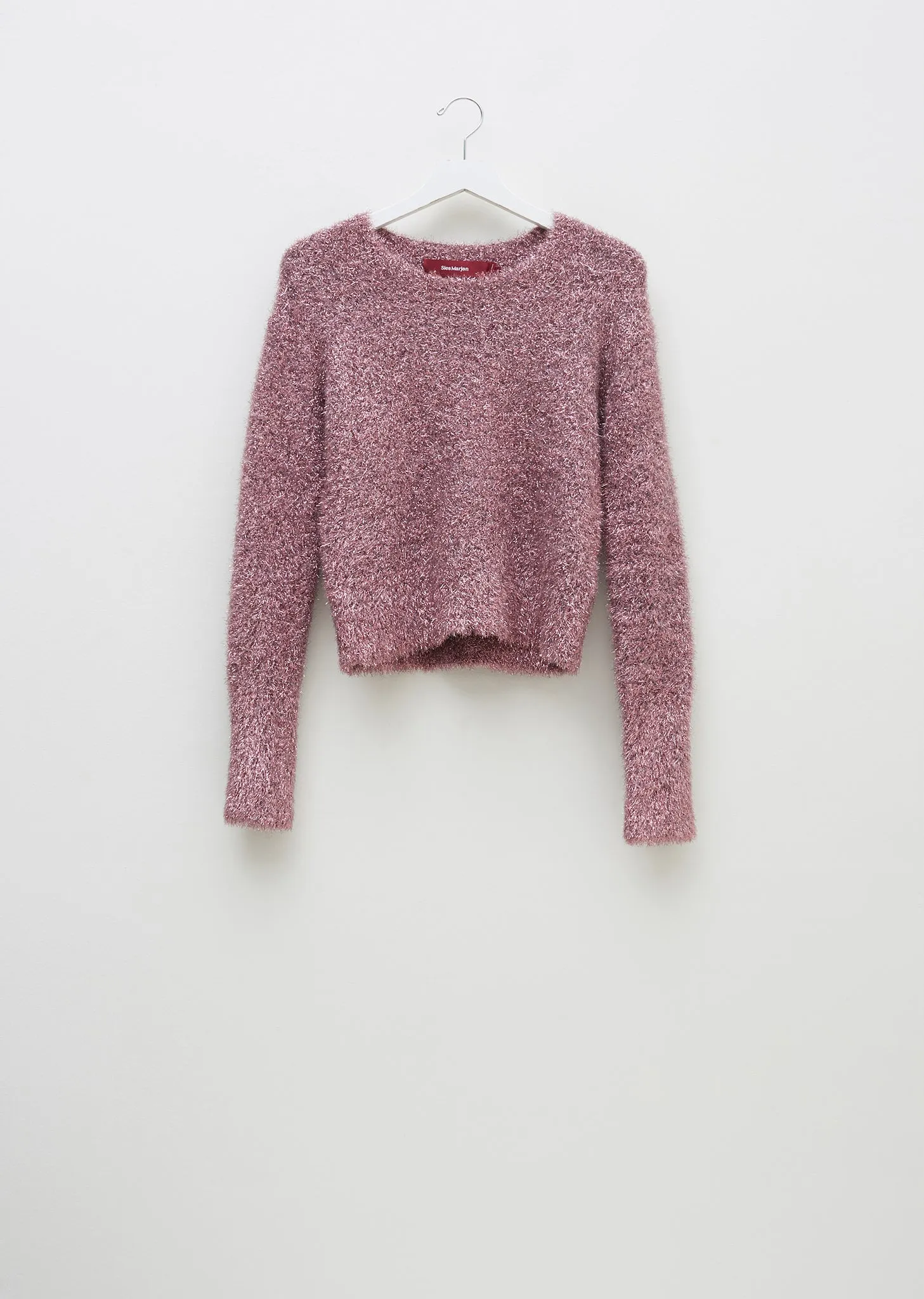 Courtney Cropped Lurex Sweater