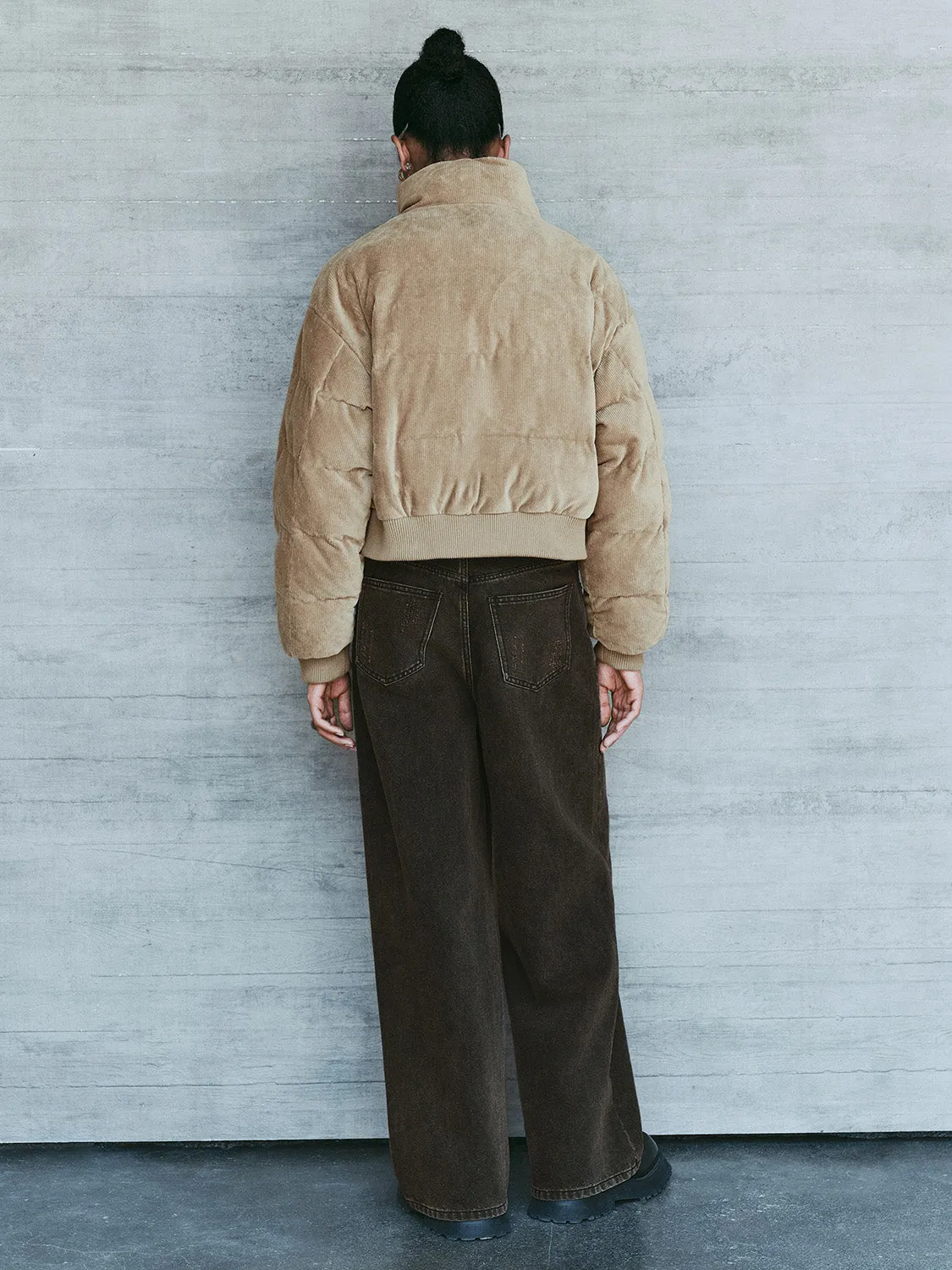 Cropped Padded Coats
