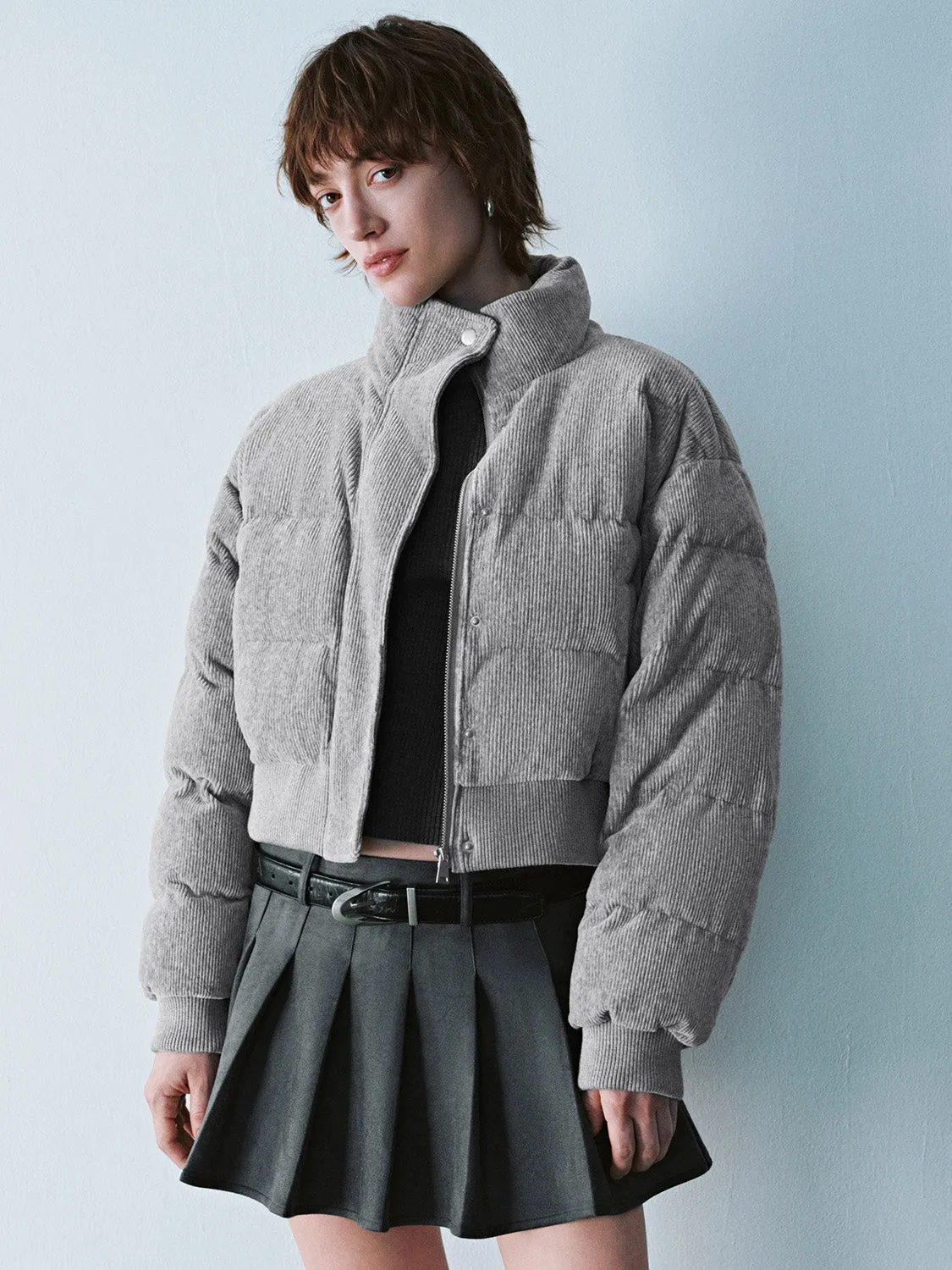 Cropped Padded Coats