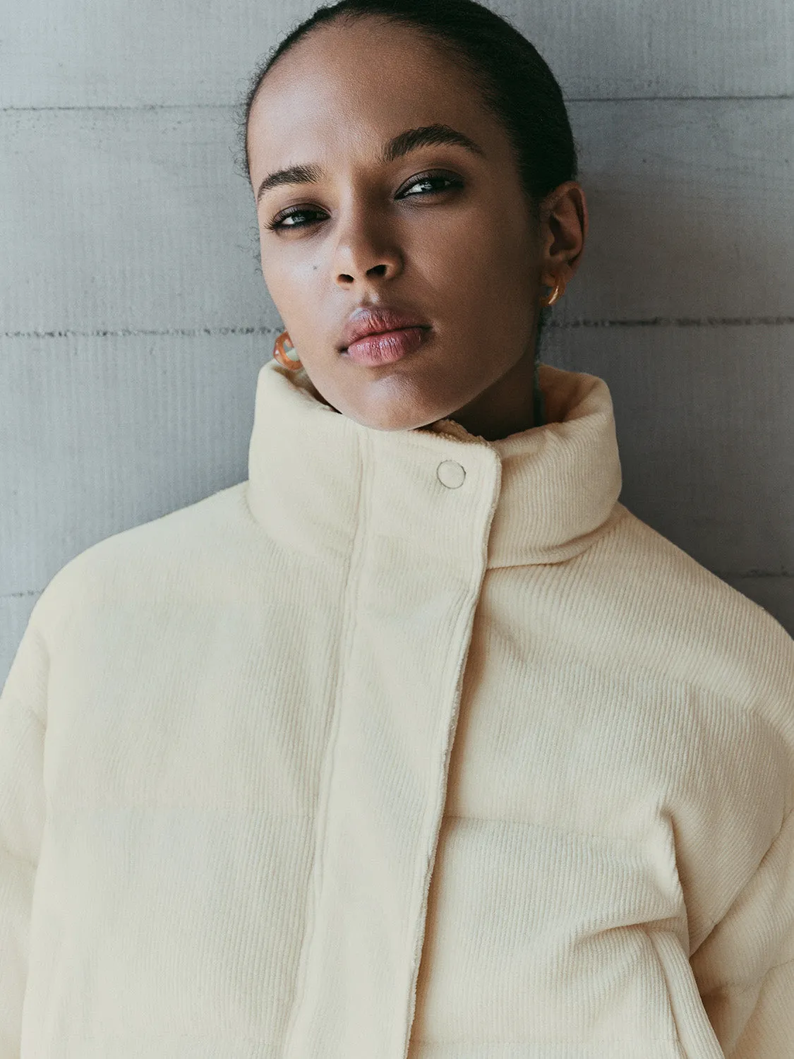 Cropped Padded Coats