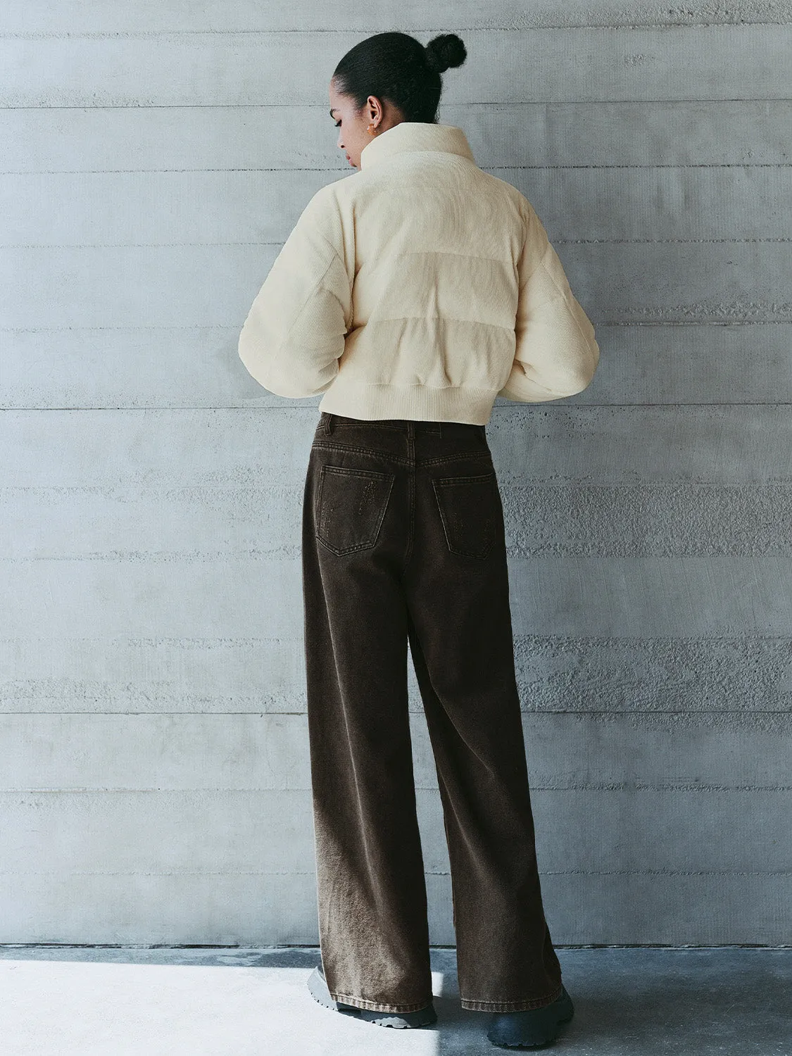 Cropped Padded Coats