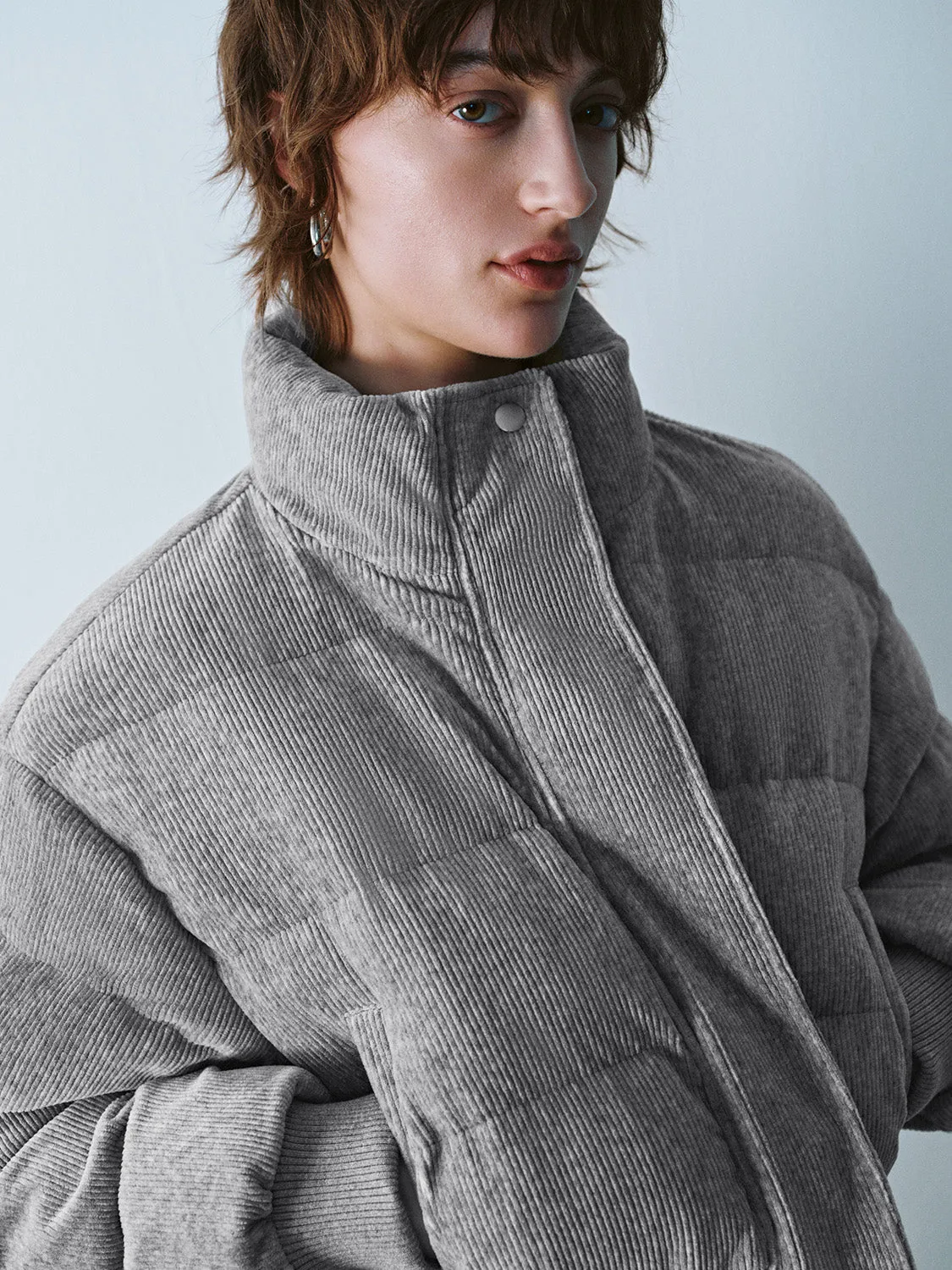 Cropped Padded Coats