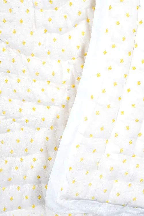 Earthen Nest Little Yellow Stars Kids Quilts