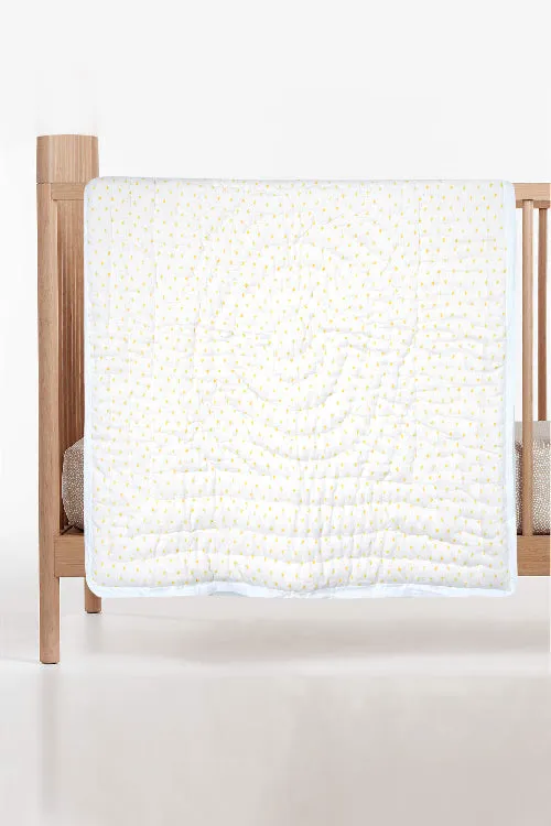 Earthen Nest Little Yellow Stars Kids Quilts
