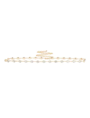 Elizabeth Diamante Circle Belt