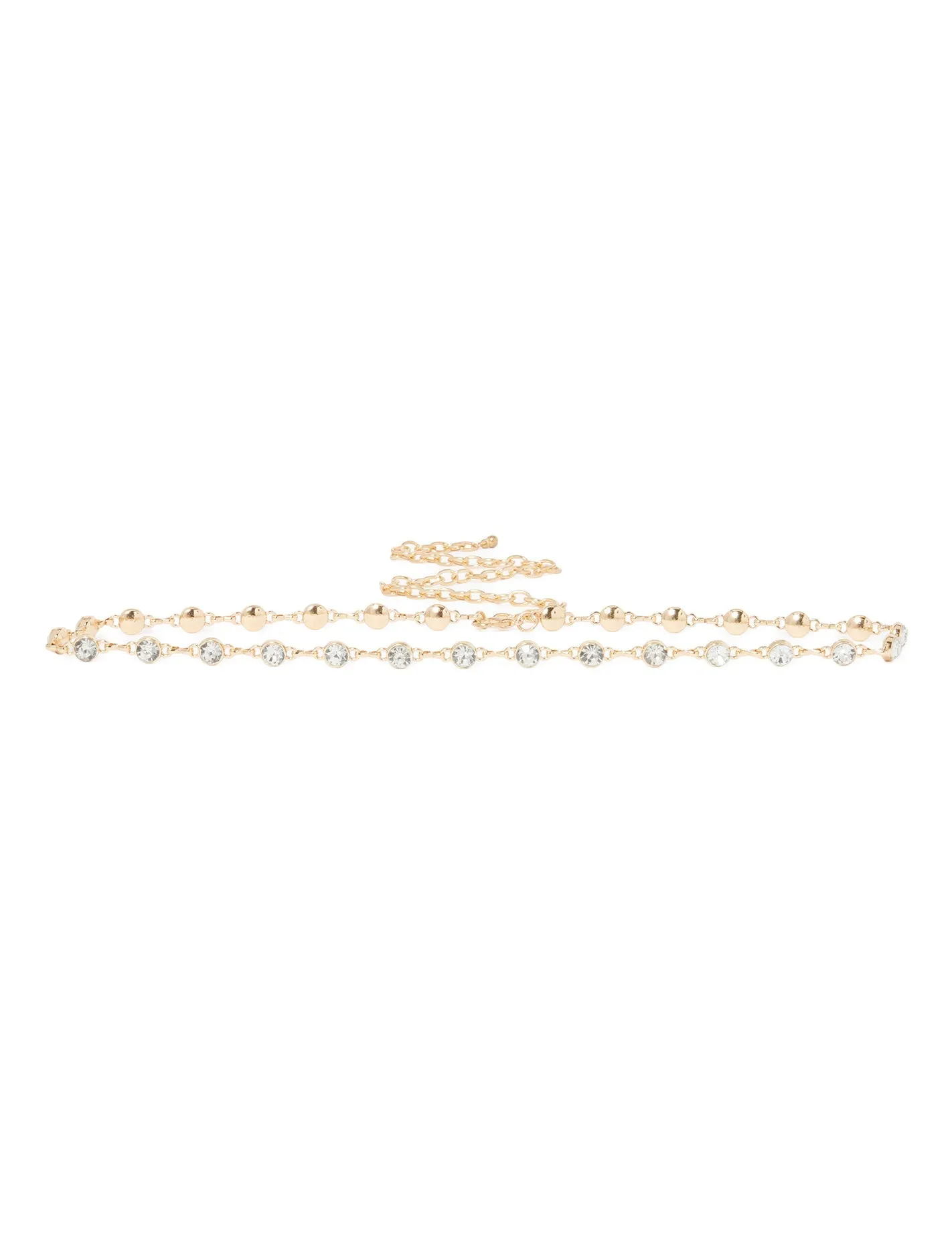 Elizabeth Diamante Circle Belt