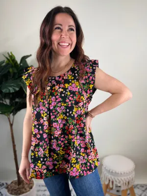 Give A Little Floral Top