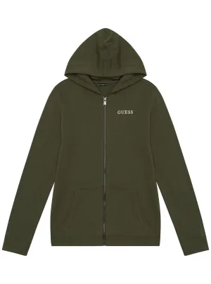 Green Hooded Jacket (7-16)