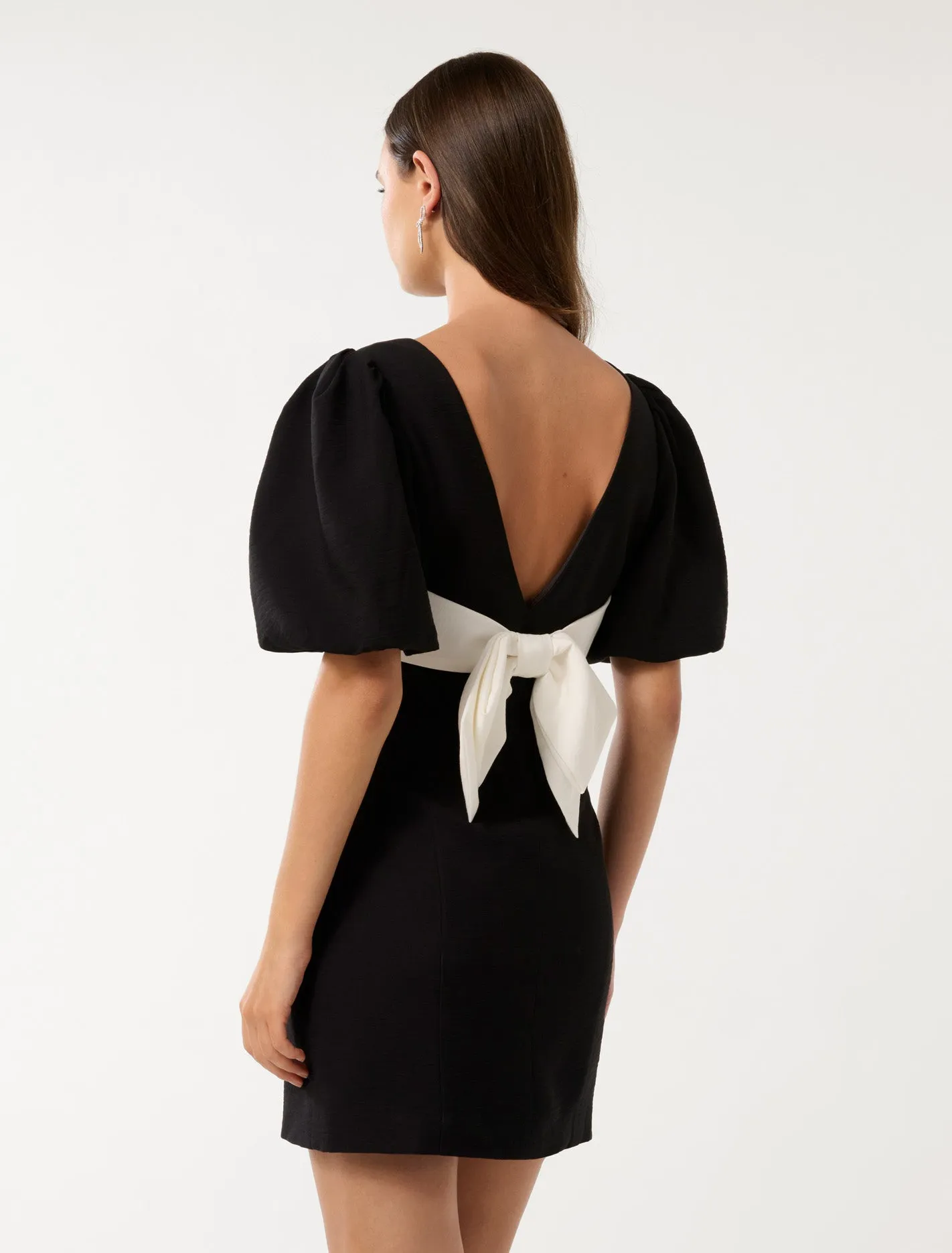Heather Bow Back Mini Dress