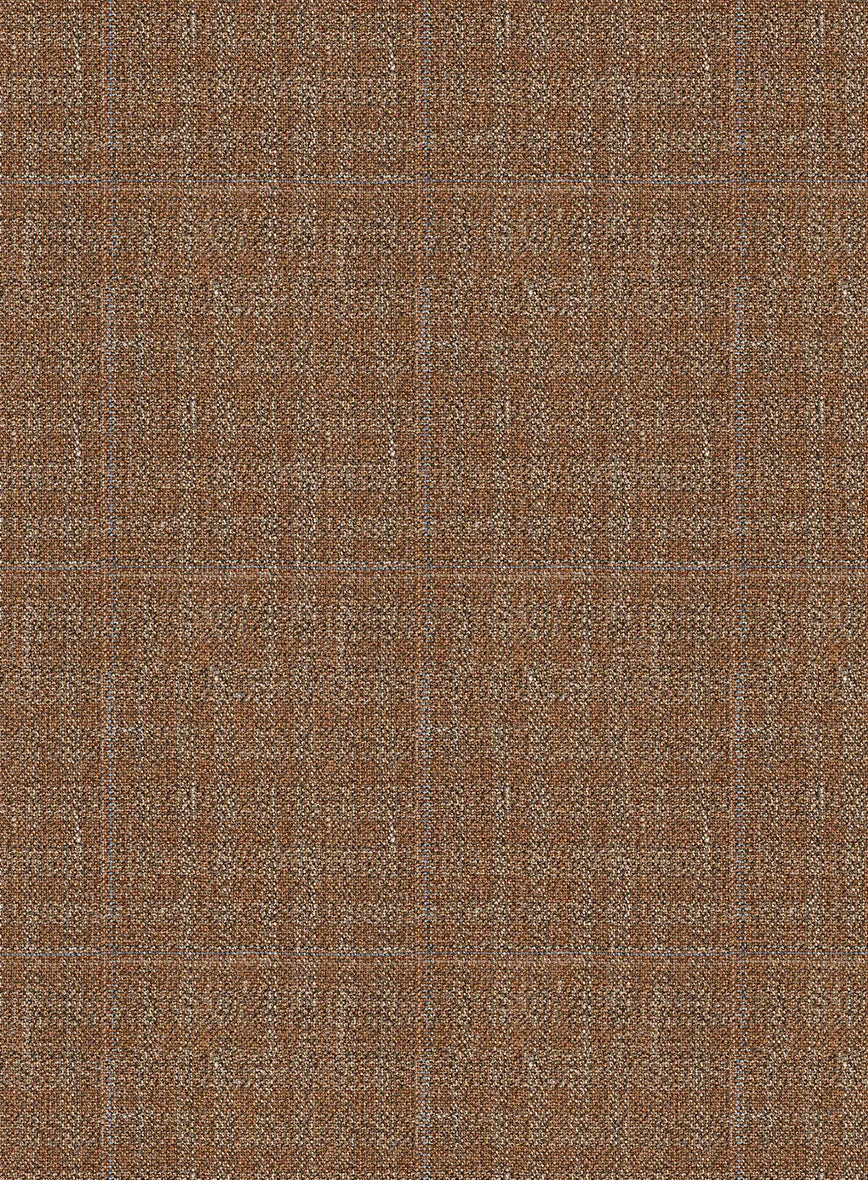 Italian Murano Karilo Brown Wool Linen Silk Jacket