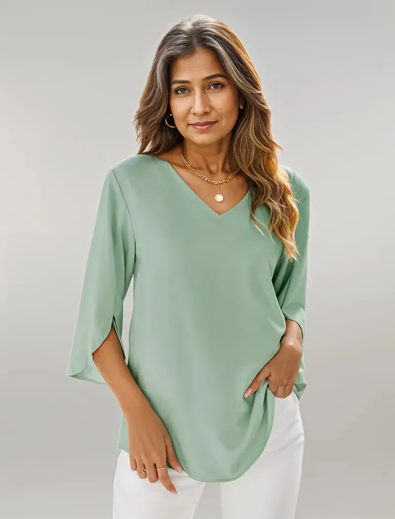 Jill | V-neck blouse