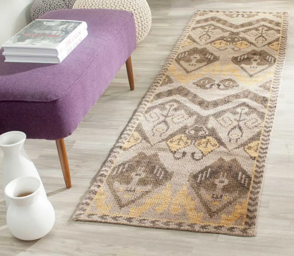 Kenya Gold/Beige Runner Rug