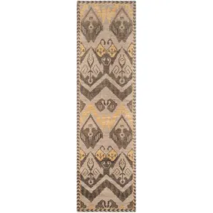 Kenya Gold/Beige Runner Rug