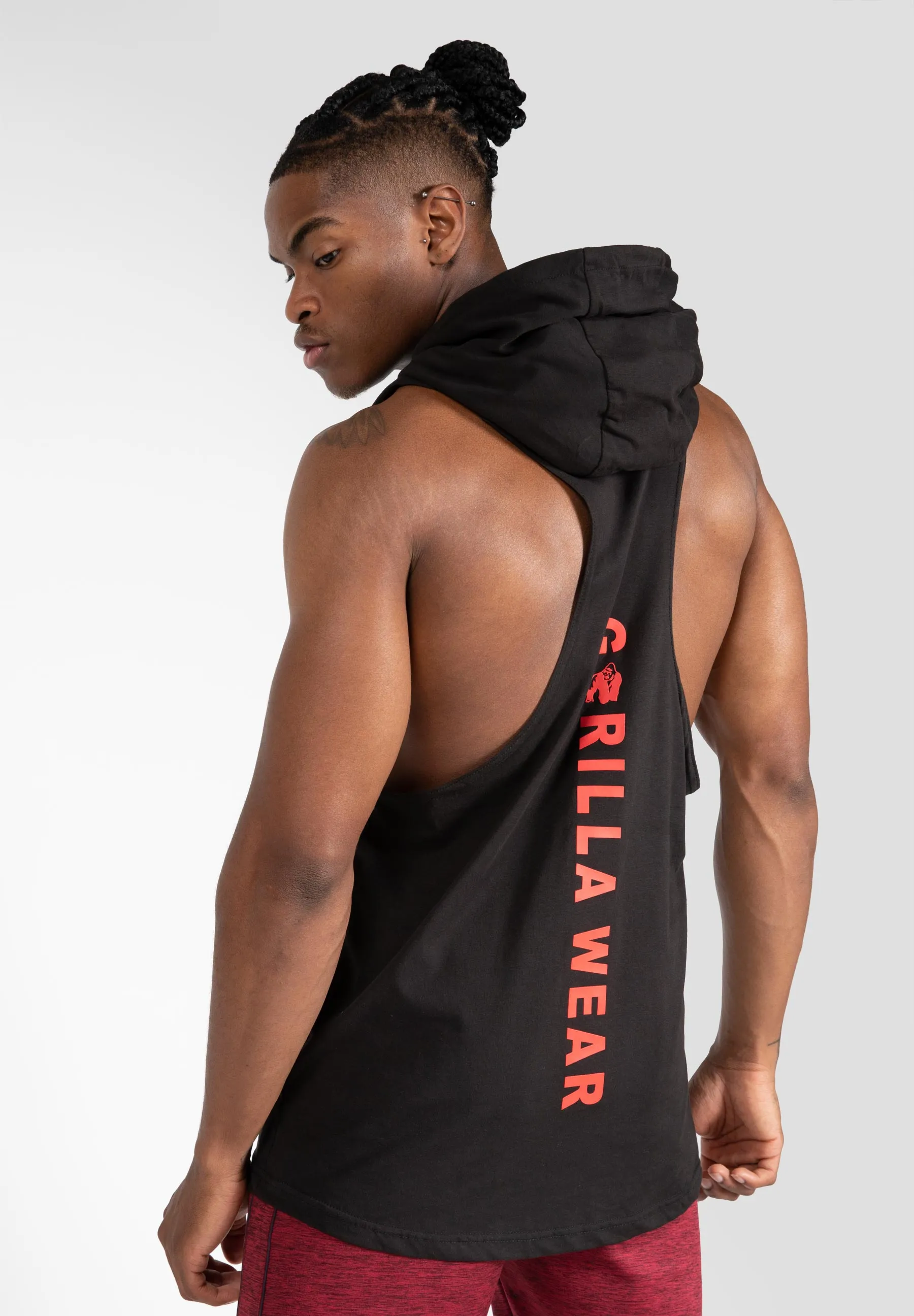 Lawrence Hooded Tank Top - Black
