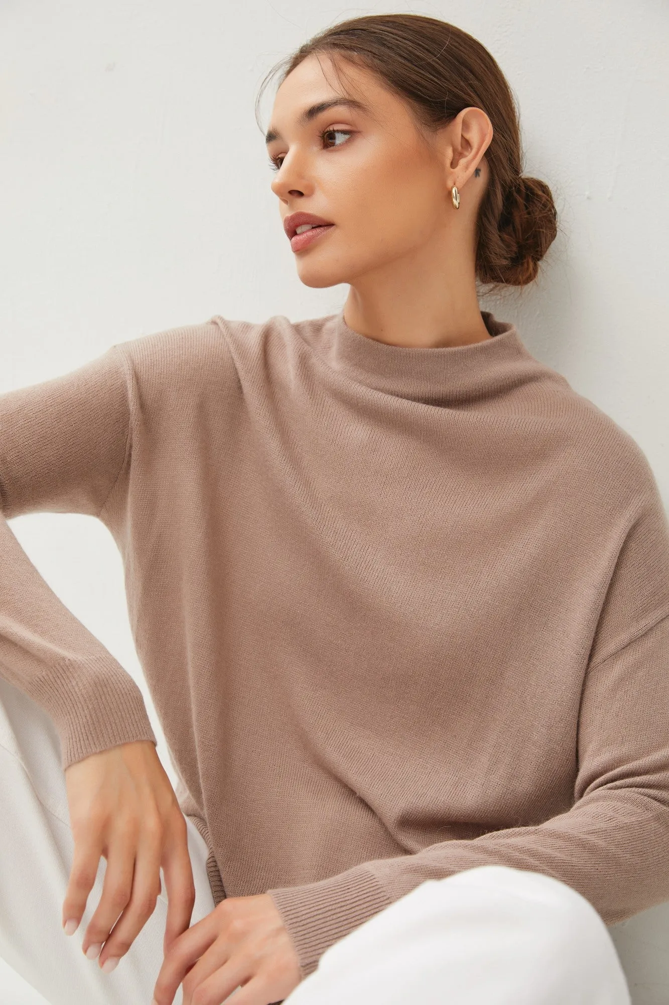 Mocha Elsa Sweater