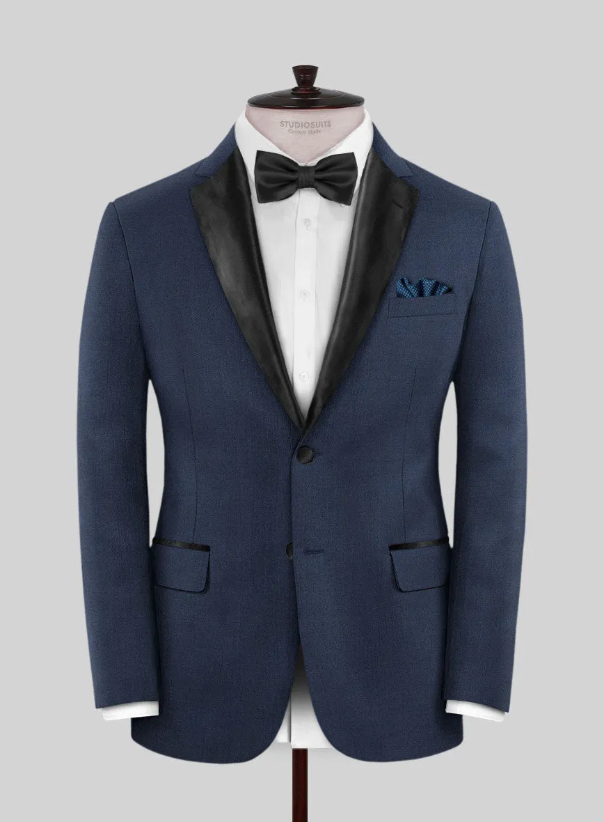Napolean Cosmic Blue Wool Tuxedo Jacket