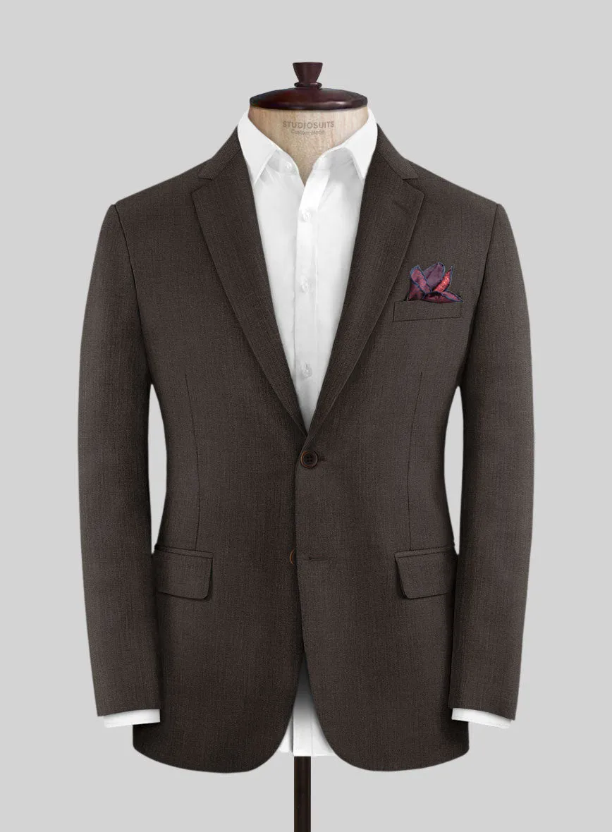 Napolean Intense Brown Wool Jacket