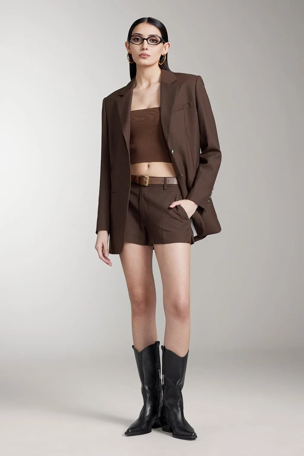 Niche Design Black Suit Jacket