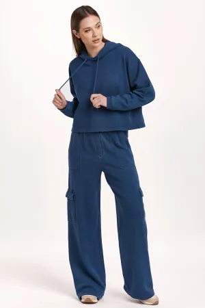 PAXTON HOODIE SWEATSHIRT DARK INDIGO
