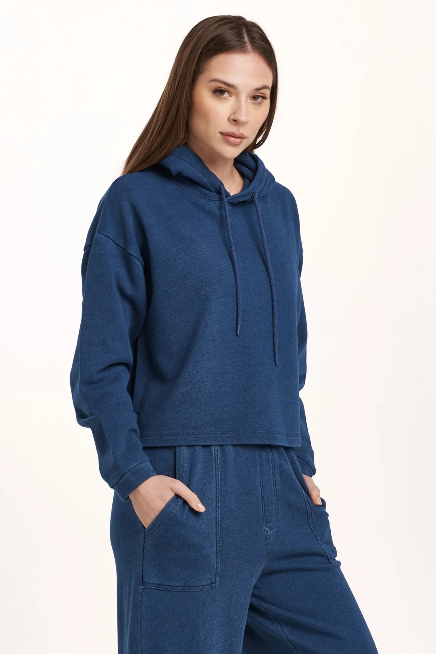 PAXTON HOODIE SWEATSHIRT DARK INDIGO