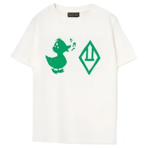 Rooster Kids T-Shirt White Stripes