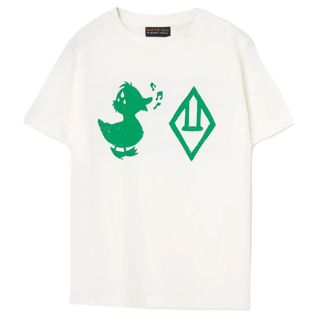 Rooster Kids T-Shirt White Stripes