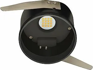Satco S9524 - Fixtures LED Downlight Retrofit - 4 Inch Base Unit - 10.5 Watt - 2700-2200 Kelvin - Black Finish