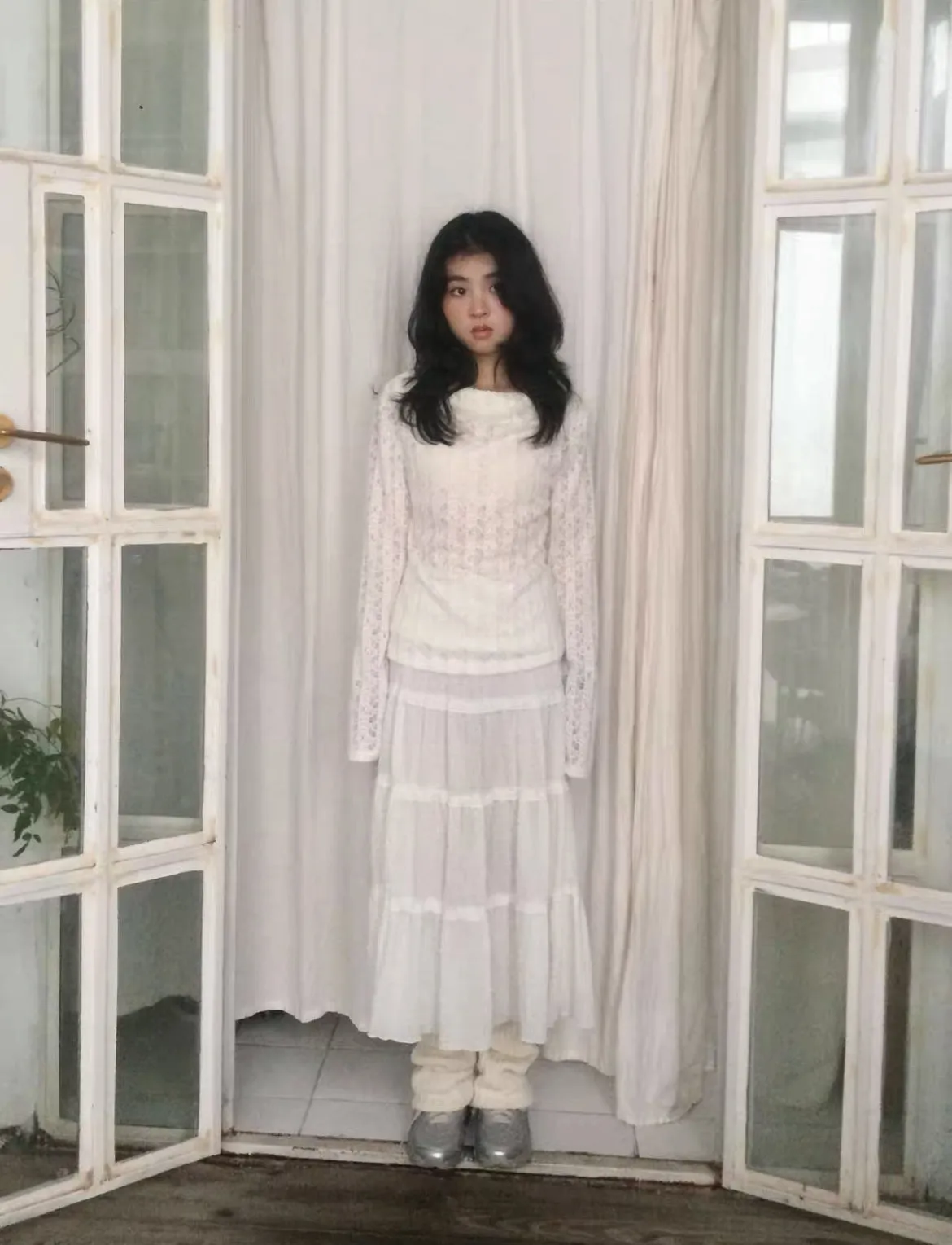 Sic Astra Snow Doll Coquette Sweater
